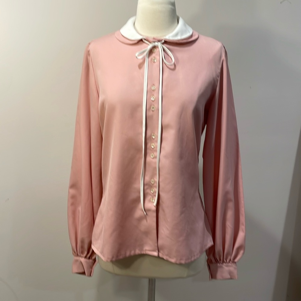 Original Vintage Poppe Mex Pink Blouse